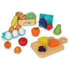 Learning Resources New Sprouts Fresh Market Set - Set of 27-Great for Play Kitchens!: Whether you're starting a play food collection or adding to existing play kitchen accessories, this set works great for all kinds of pretend play!