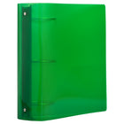JAM PaperMD – Reliure en plastique à 3 anneaux, 3 po, vert, 2/paquet-Dimensions : 11,5 x 10,5 x 3