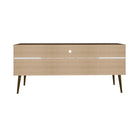 Manhattan Comfort Bradley 62.99" Mid-Century Modern TV Stand - Rustic Brown and White-10