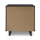 Manhattan Comfort Granville 18.11" Modern 1-Drawer Nightstand 2-Piece Set - Dark Grey-Home Assembly Required. All Hardware Included