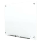 Quartet Brilliance Magnetic Glass Dry-Erase Board - 3' x 2'-Elevate your workspace with a frameless design and stunningly white surface that accents nearly any decor