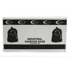Eco II Garbage Bags - 35" x 50" - 3MIL - Black - 50 Pack-Regular