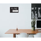 Cosco Rewritable WIFI Password Indoor Sign - 6" x 4" - Black and White-4