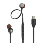 JBL Tune 310C USB-C Wired Headphones - Black-Hi-Res Audio brings clear and detailed sound quality with a wide frequency range