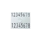 Motex MX6600 S-Plus Removable Labels - White - 10000 Labels-2 Lines, 8 Characters