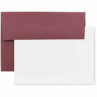 JAM Paper Blank Greeting Cards Set - A2 Size - 4.375" x 5.75" - Burgundy - 25 Pack-Color: Burgundy