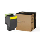 Ecotone - 71B10Y0 Lexmark  Remanufacturés Toner Cartridge - Rendement standard - Jaune-Fabricant: Nu-Tone Brand