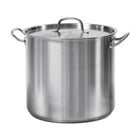 Tramontina - Pro Line Marmite couverte en acier inoxydable de 24 Qt-Certifié NSF