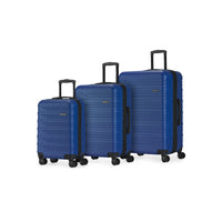 Swiss Mobility SEA 3-Piece Hardside Luggage Set - Sail-Double 360-degree spinner wheels for smooth & quiet rolling