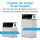 HP - Cartouche de toner noir haut rendement LaserJet d'origine 508X (CF360X)-Contenu de la boîte : nouvelle cartouche de toner d'origine HP (authentique)
