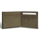 Champs Camo Leather Top Wing Wallet - Green-RFID Lining