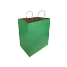 Reliabag Paper Bags - Twist Handles - 14" W x 10" D x 15.75" H - Green - 150 Pack-Made by the premium green kraft paper with the re-enforced flat bottom