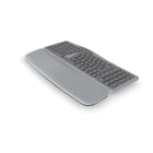 BlueDiamond Ergo Wireless Keyboard with Detachable Wrist Rest - French Layout-Adjustable typing angle: 2 stage flip down feet allow for your choice of 3 typing angles