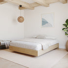 Nexera Platform Bed Frame - Queen Size - Natural Maple-5