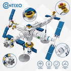 Contixo Aerospace Series Space Station Building Block Set - 573 Pieces-Learn as You Play: Explore a universe of education and excitement! As you assemble your space station, you'll absorb scientific concepts, architectural finesse, and engineering secrets. Sharpen your problem-solving skills and think logically while you play