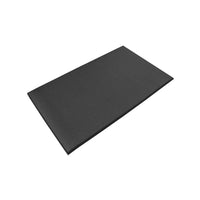 Edgewood Comfort Line Heavy Duty Anti-Fatigue Mat - 2' W x 3' L x 7/8" D - Black-Heavy Duty