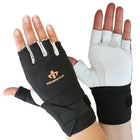 Impacto 471-31 Half Finger Impact Glove W/wrist Supportport, Large-Anti-impact and anti-vibration glove with wrist support