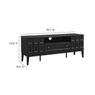 Modway Samos 59" TV Stand - Black-Full-Glide Drawer