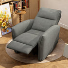 HOMCOM Power Recliner with USB Ports - Grey-Soft dyed fabric with a leather-like look resists wear and keeps you comfortable  