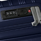 American Tourister Surftime Spinner Carry-on - Metallic Blue-One oversized packing space divides into two distinct, large compartments for a customized packing experience.