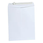 Staples Catalogue Envelopes with QuickStrip Flap - 10" x 13" - White - 100 Pack-Square flap with centre seam provides a crisp, professional look