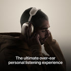 Apple AirPods Max - USB-C - Orange-Personalized Spatial Audio - With sound that suits your unique ear shape along with dynamic head tracking, AirPods Max deliver an immersive listening experience that places sound all around you. You can also listen to select songs, shows and movies in Dolby Atmos