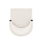 Manhattan Comfort - Chaise de salle à manger moderne Ola 54,5 cm en chenille crème-27,36 po L x 19 po l x 31,5 po H