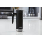 Contigo - Superior Tasse de voyage en acier inoxydable - 20 oz - réglisse-Gardez votre prise en main : une poignée rabattable rend cette tasse facile à transporter et à utiliser