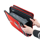 Hilroy Hockey Canada Classic Zipper Binder - 13-3/4" H x 12-1/8" W - Red-8