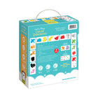 Banana Panda Let's Play Color Dominoes 28-Piece Set-Worry-Free Toys and Games Designed for your Kids and Home - tested to the strictest safety standards, the large sturdy pieces are made with high-quality, thick cardboard - perfect for little hands