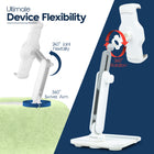 ShoppingAll 2-in-1 Tablet Holder with Detachable Plush Cushion for 4.7"-13" Phone/Tablet - Green-Flexible Angle Adjustment - Features a 360° rotating clip and a 180° foldable dual-arm, allowing you to extend and adjust your device freely for the perfect viewing angle. Keep your neck relaxed and posture aligned while enjoying hands-free convenience.