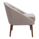 Zuo Carter Accent Chair - Grey-Dimensions: 30.3" L x 28.3" W x 31.7" H