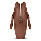 Champs - Onyx Collection Porte-documents Slim en cuir - Brun-2 porte-stylos intérieurs