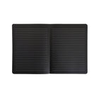 Hilroy Black & Grey Wood Grain Journal - 6" x 8" - 96 Sheets-96 ruled sheets (192 pages)