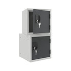 Ceha Canada OKK 12" Cube Locker - Gray Door-OPTIONAL PLINTH LEGS: Elevate your locker with optional legs for added stability and clearance
