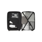 Bondstreet Panoramic 26.5" ABS/PC Hardside Medium Check-in Luggage - Black-Lined interior with dividing panel, practical pockets, and tightening straps to keep content organized and in place