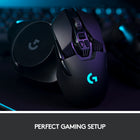 Logitech G903 Lightspeed Wireless Gaming Mouse with HERO 25K sensor - Black-LIGHTSPEED Wireless:  pro-grade 1 ms report rate, no cable drag, no compromises on weight or battery life; esports professionals depend on LIGHTSPEED’s responsiveness and reliable connectivity