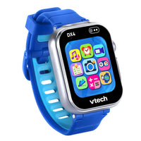 VTech KidiZoom Smartwatch DX4 - Blue-This super-cool smartwatch has two cameras, a large screen, high resolution, a premium metal body, a music player and more