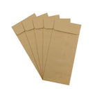 JAM Paper Enveloppes à ouverture au sommet en papier recyclé avec ferm. gom., 5 x 11 1/2 po, brun kraft, 1000/paquet-Fermeture : gomme