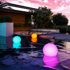 Seville Classics - Lampe LED flottante solaire GloGlobe 11,8 po-Rechargeable par USB-C

