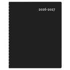 W.Maxwell 2026-27 Maxi Weekly Planner - 8.5" W x 11" H - Black-August 2026 to July 2027