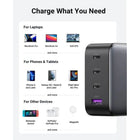 UGREEN 100W GaN Fast Charger - 3x USB-C/1x USB-A-NOTE: Cables are NOT included.