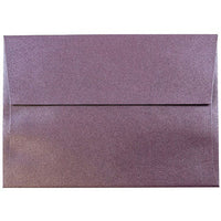 JAM Paper A6 Metallic Invitation Envelopes - 4.75" x 6.5" - Stardream Ruby Purple - 25 Pack-Colour: Stardream Ruby