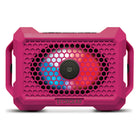 Ecoxgear Defender Portable Bluetooth Speaker - Warrior Pink-Massive 100W professional sound: Features a high-performance Texas Instruments amplifier and 6x9-inch main driver delivering up to 121 decibels of balanced acoustics