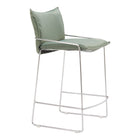 Zuo Pola Counter Stool - Green-Armrest support