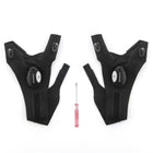 InnovaGoods Gloves with LED Light Gleds - Pair-These gloves with LED lightare ergonomic, flexible and adaptable, which makes them very comfortable and easy to use. They feature an on/off button to switch the integrated LED lights on and off. 2 multipurpose gloves with light,one size. 4 white LED lights(2 on each glove).