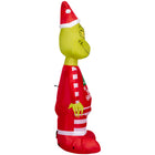 GEMMY - Grinch de Noël gonflable en pyjama-Se gonfle automatiquement en quelques secondes