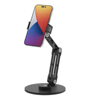 MyBat 360° Swivel Phone & Tablet Stand - Adjustable - Universal Holder-360° Rotating Base - Seamlessly switch between portrait and landscape views