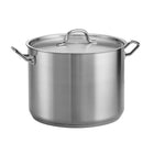 Tramontina Pro Line 16 Qt Stainless Steel Covered Stock Pot-18/8 stainless steel