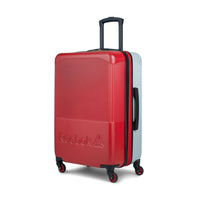 Reebok Time Out 26" Hardside Spinner Luggage - Red-Single 360 degree spinner wheels for effortless, smooth & quiet rolling